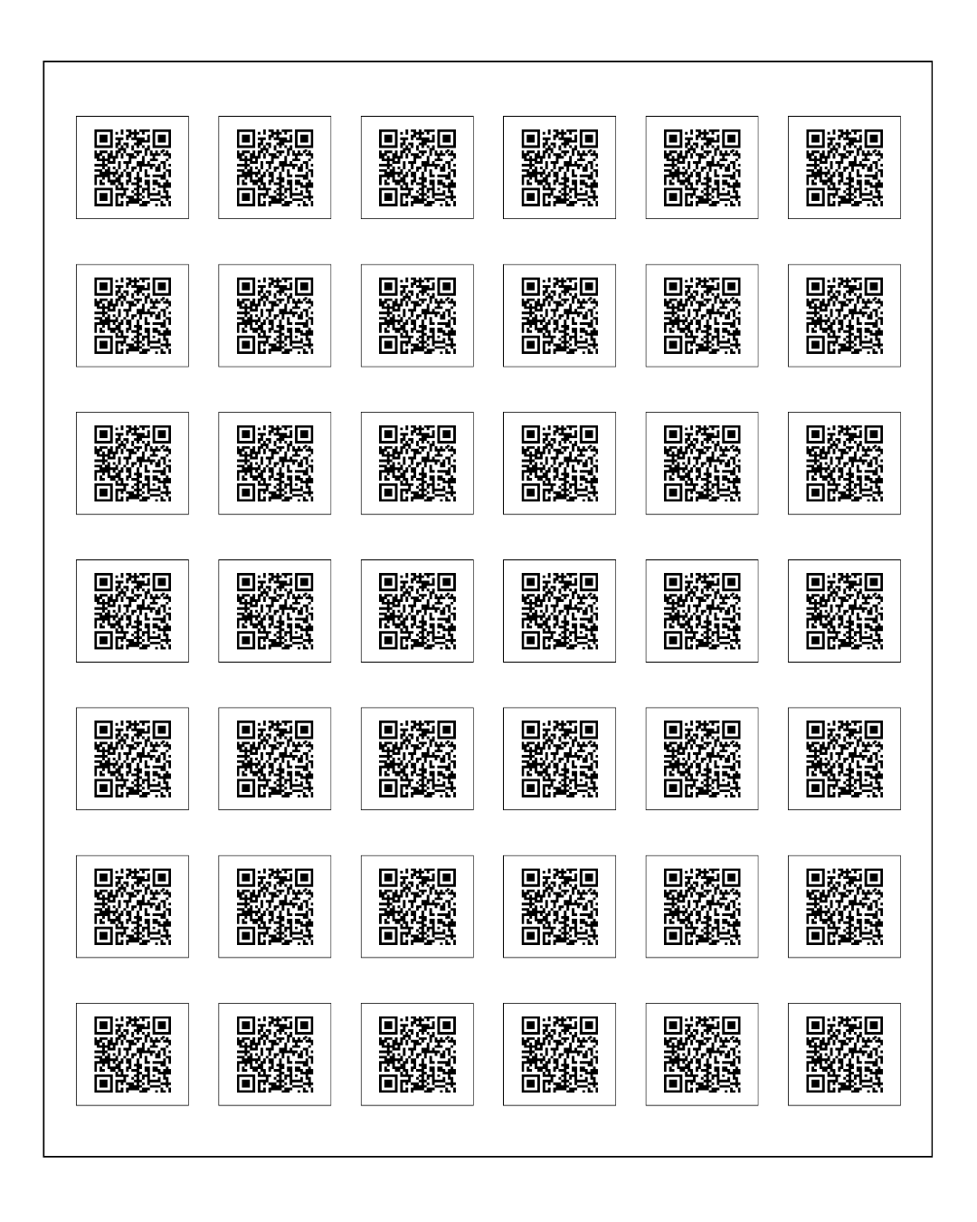 QR Code Stickers - Plain (Suitable for preprinted materials and products)